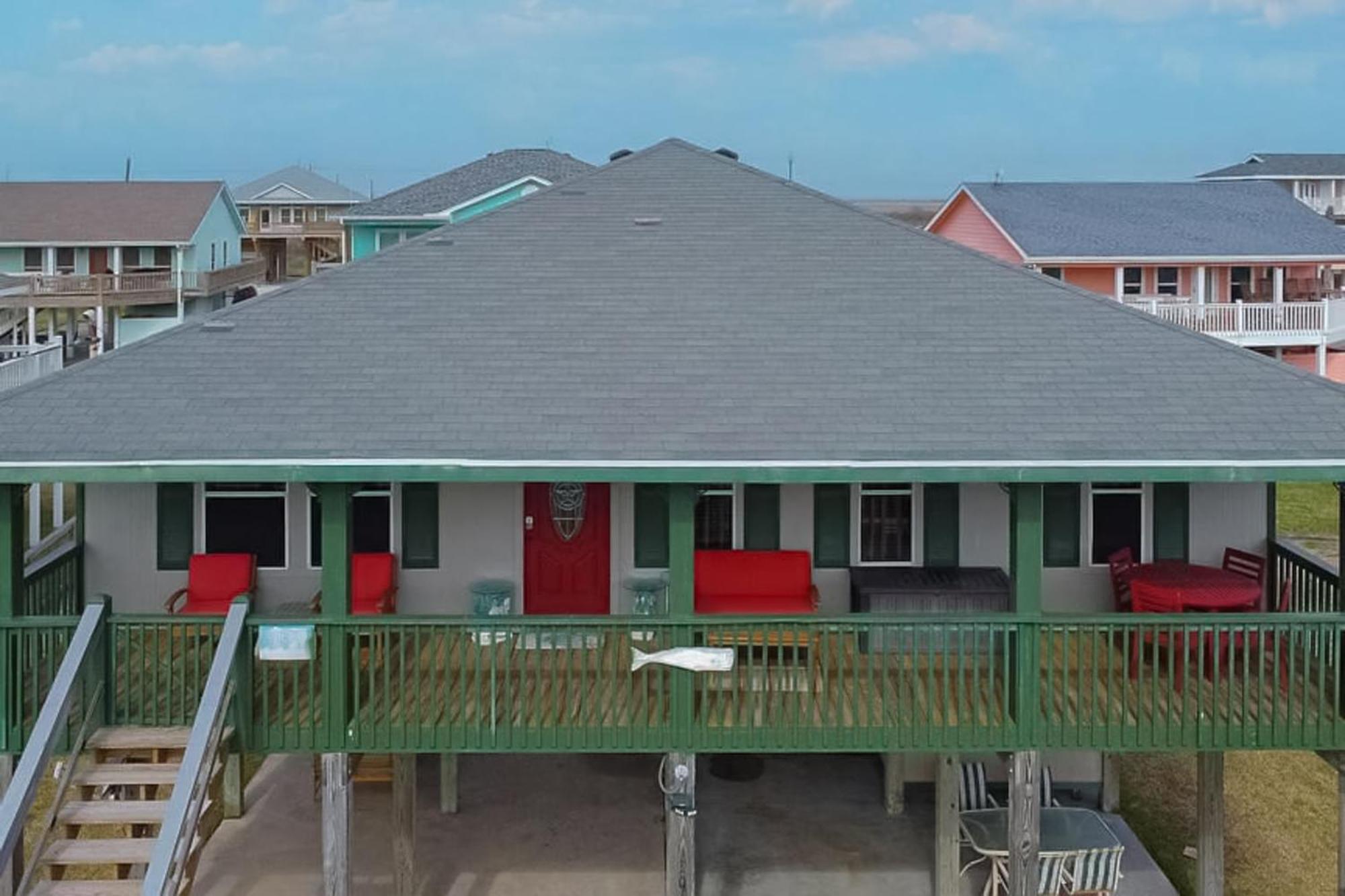 Вилла Escape From The Storm Bolivar Peninsula Экстерьер фото